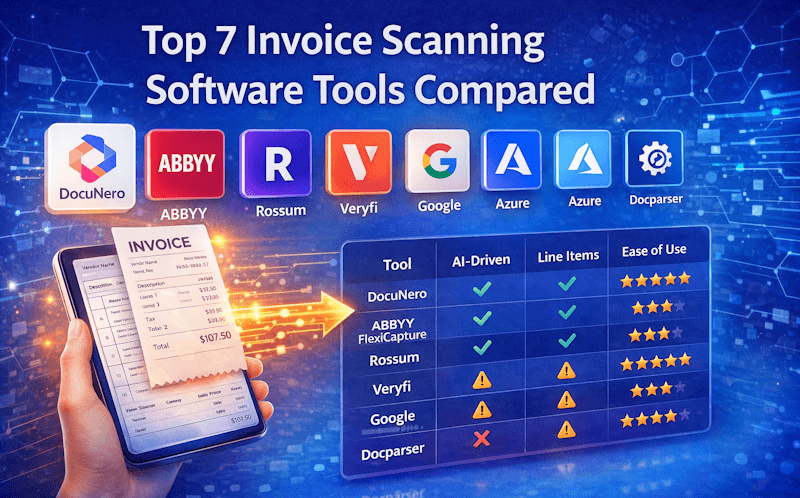 Top 7 Invoice Scanning Software Tools Compared (2026)
